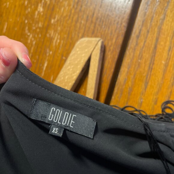 Goldie Black Fringe Jacket – XS - Picture 4 of 4